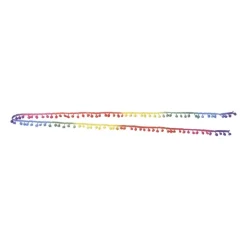 Stoffenband met pompons - set van 2 - 200 cm