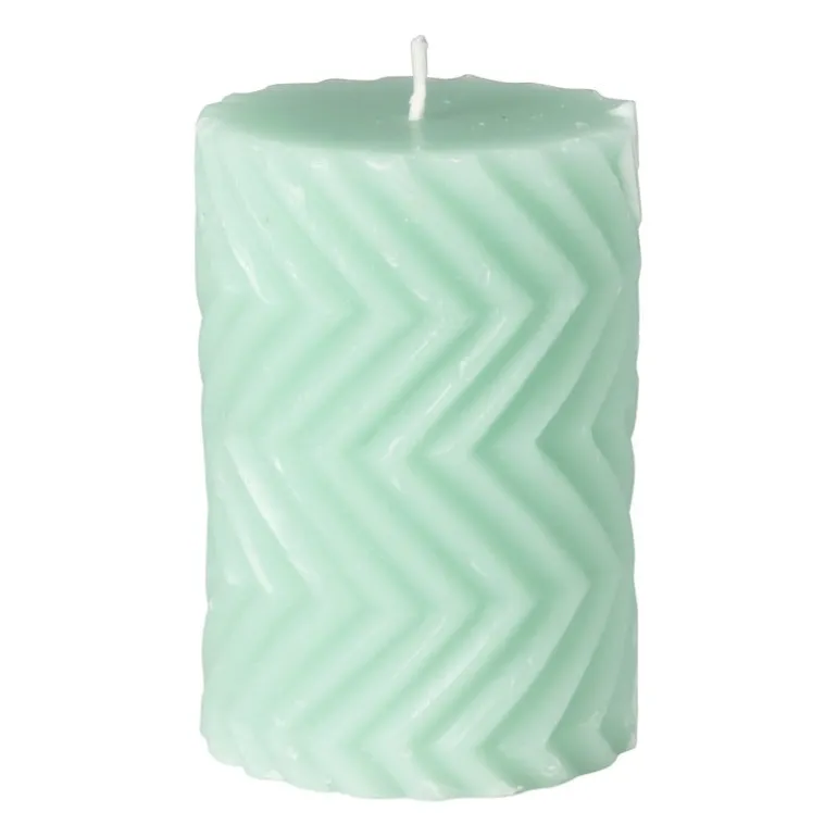 Stompkaars zigzag - groen - ø7x10 cm