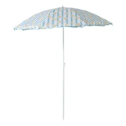 Strandparasol palmboom - blauw - ø160x180x180 cm