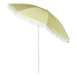 Strandparasol Tess - geel - ø150x180 cm