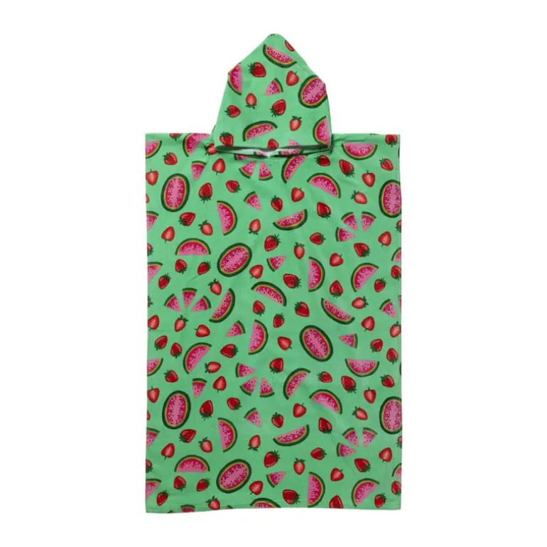 Strandponcho watermeloen - multikleur - 75x220 cm