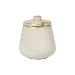 Suikerpot - beige - ø9x10.3 cm
