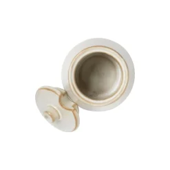 Suikerpot - beige - ø9x10.3 cm