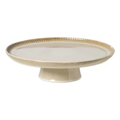Taartplateau Toscane - beige - ø30x8 cm