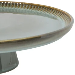 Taartplateau Toscane - groen - ø30x8 cm