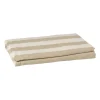 Tafelkleed gestreept groot - wit/beige - 145x320 cm