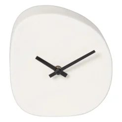 Tafelklok - crème - 15x14x5 cm