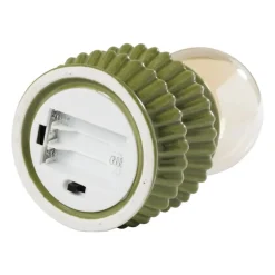 Tafellamp geometrisch - groen - ø10x17.5 cm