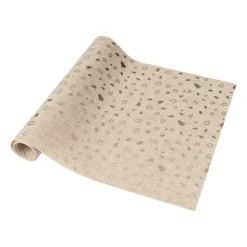 Tafelloper decostof - velvet/polyester - 28x150 cm