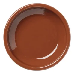 Tapas schaaltje klei - bruin - ⌀14 cm