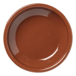 Tapas schaaltje klei - bruin - ⌀16 cm