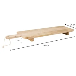 Tapasplank XL - hout - 100 cm