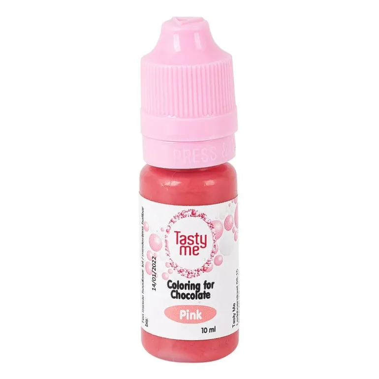 Tasty Me chocolade kleurstof - roze - 10 ml