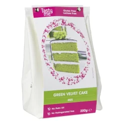Tasty Me green velvet cake - groen - 350 gram