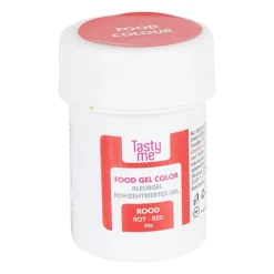 Tasty Me kleurgel - rood - 30 g
