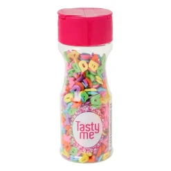 Tasty Me suikerfiguur letterpret - multikleur - 45 gram