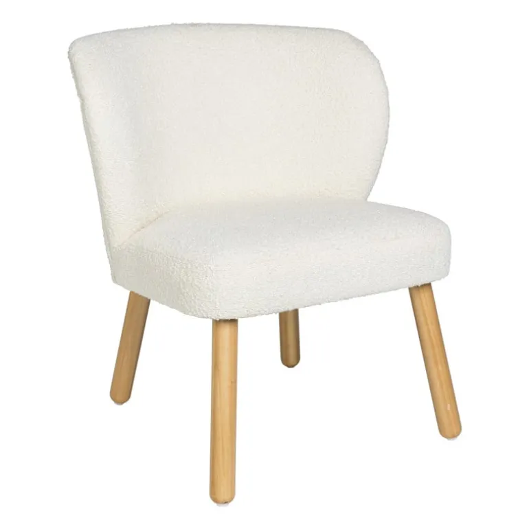 Teddy fauteuil - Troyes - wit - 68.5x60x59.5 cm