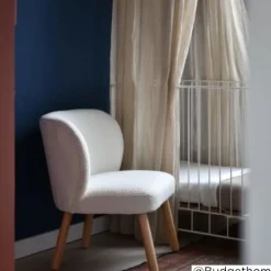 Teddy fauteuil - Troyes - wit - 68.5x60x59.5 cm