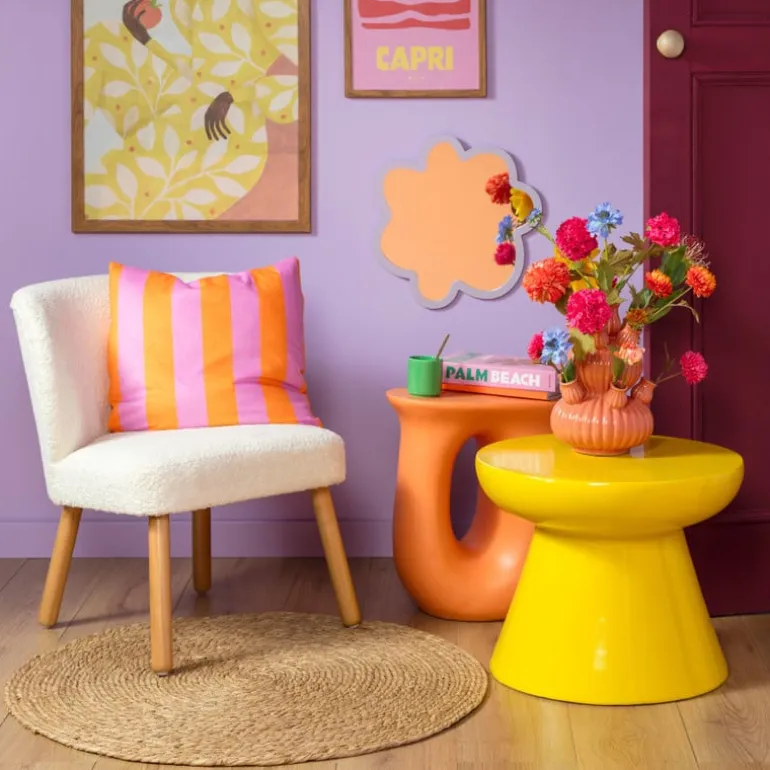 Teddy fauteuil - Troyes - wit - 68.5x60x59.5 cm