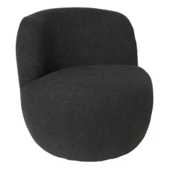 Teddy fauteuil - zwart - ø73.5x71.5 cm