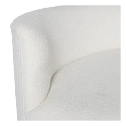 Teddy loveseat fauteuil - wit - 71x120x71 cm