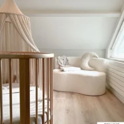 Teddy loveseat fauteuil - wit - 71x120x71 cm