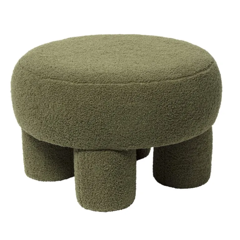 Teddy poef dodo - groen - ø52x31 cm