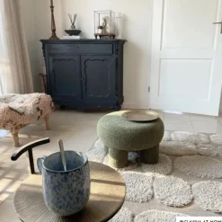 Teddy poef dodo - groen - ø52x31 cm