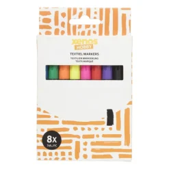 Textiel markers - set van 8