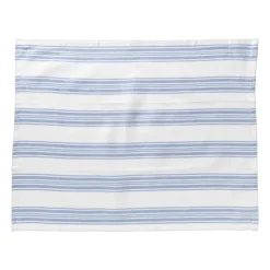 Theedoeken set van 3 - blauw /wit - 45x65 cm