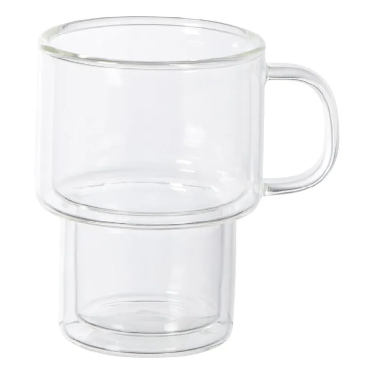Theeglas dubbelwandig - 260 ml - glas