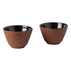 Theekopjes Yuka - set van 2 - rood