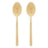 Theelepels - goudkleurig - set van 2
