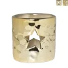 Theelichthouder goud - diverse varianten - ø7.8x7.6 cm