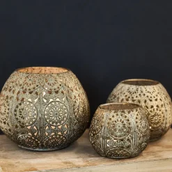 Theelichthouder rond - ø12.5 cm