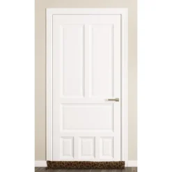 Tochtstopper panter - bruin - 90x9 cm