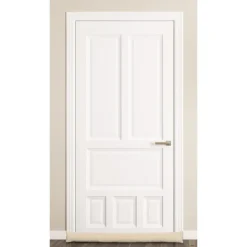 Tochtstopper teddy - beige - 90x9 cm