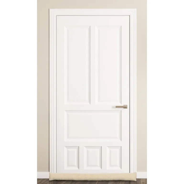 Tochtstopper teddy - beige - 90x9 cm