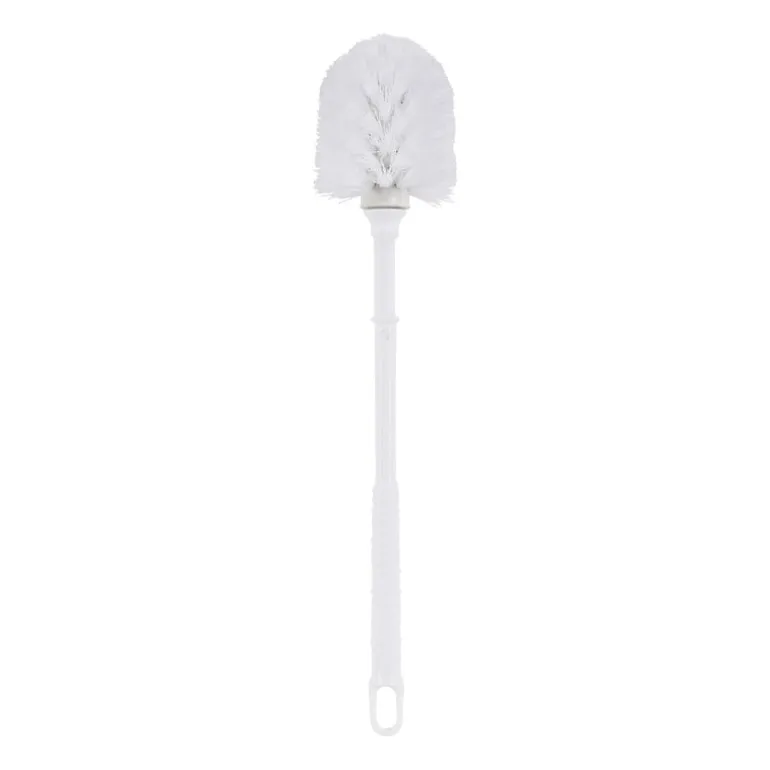 Toiletborstel basic - wit - 40 cm