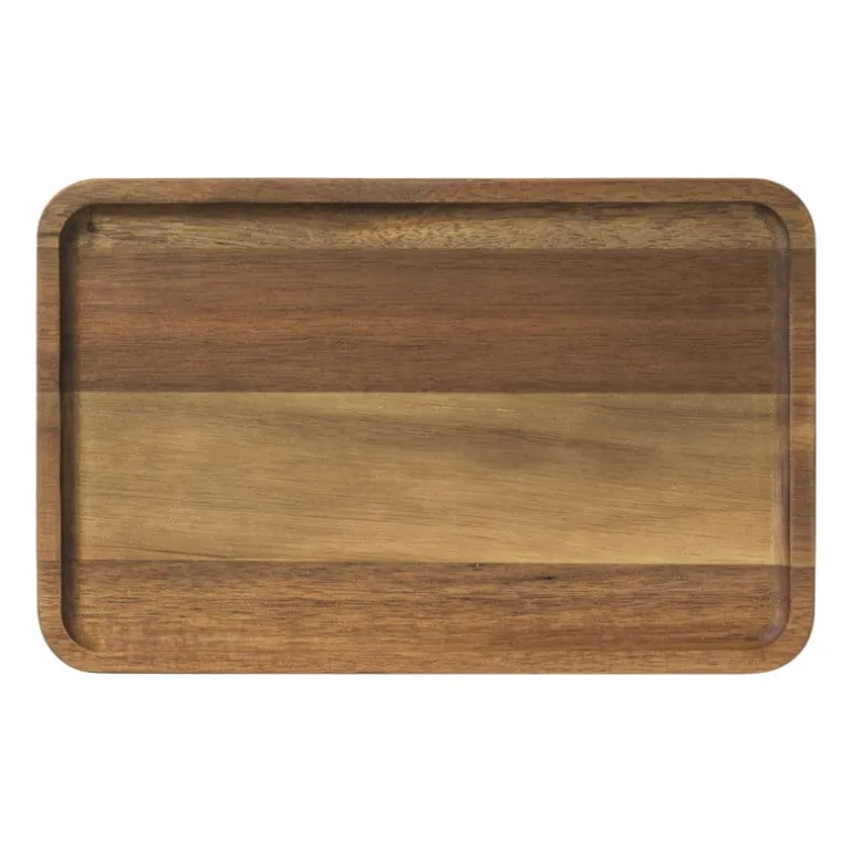 tray acacia middel - bruin - 18x28x1.5 cm