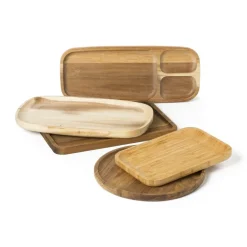 tray acacia middel - bruin - 18x28x1.5 cm