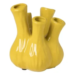Tulpenvaas klein - geel - ø13.5x16 cm