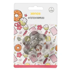 Uitsteekvormpjes- diverse varianten - 3 stuks