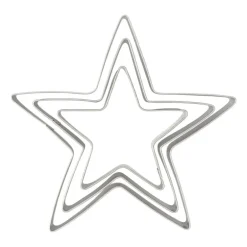 Uitsteekvormpjes sterren - set van 3