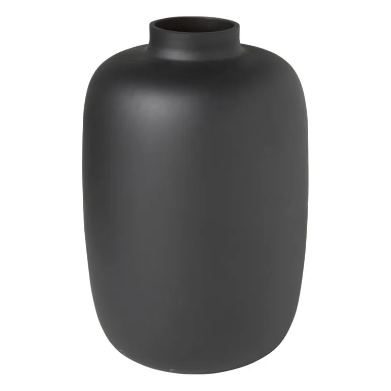 Vaas - mat zwart - ⌀15x23 cm