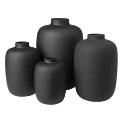 Vaas - mat zwart - ⌀22x32 cm