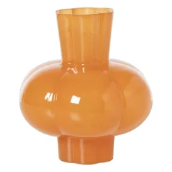Vaas bolling - oranje - ø18x20 cm