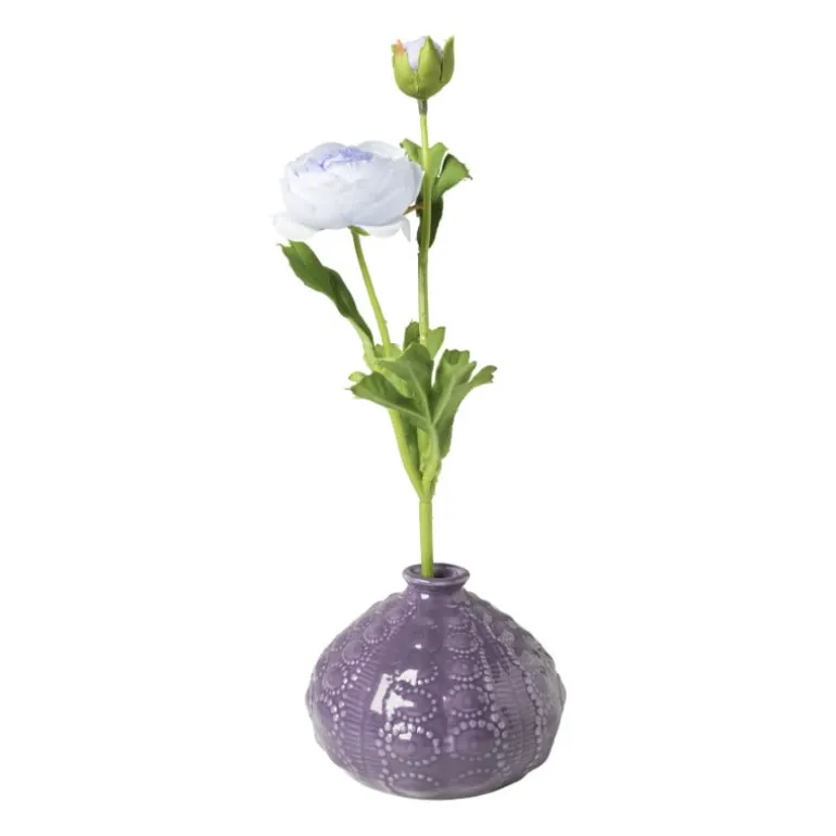 Vaas bubbels mini - ø10.5x7.8 cm - paars