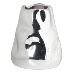 Vaas Emina - zilverkleurig - ø11x12.2 cm