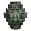 Vaas etages - groen - ø15x18 cm